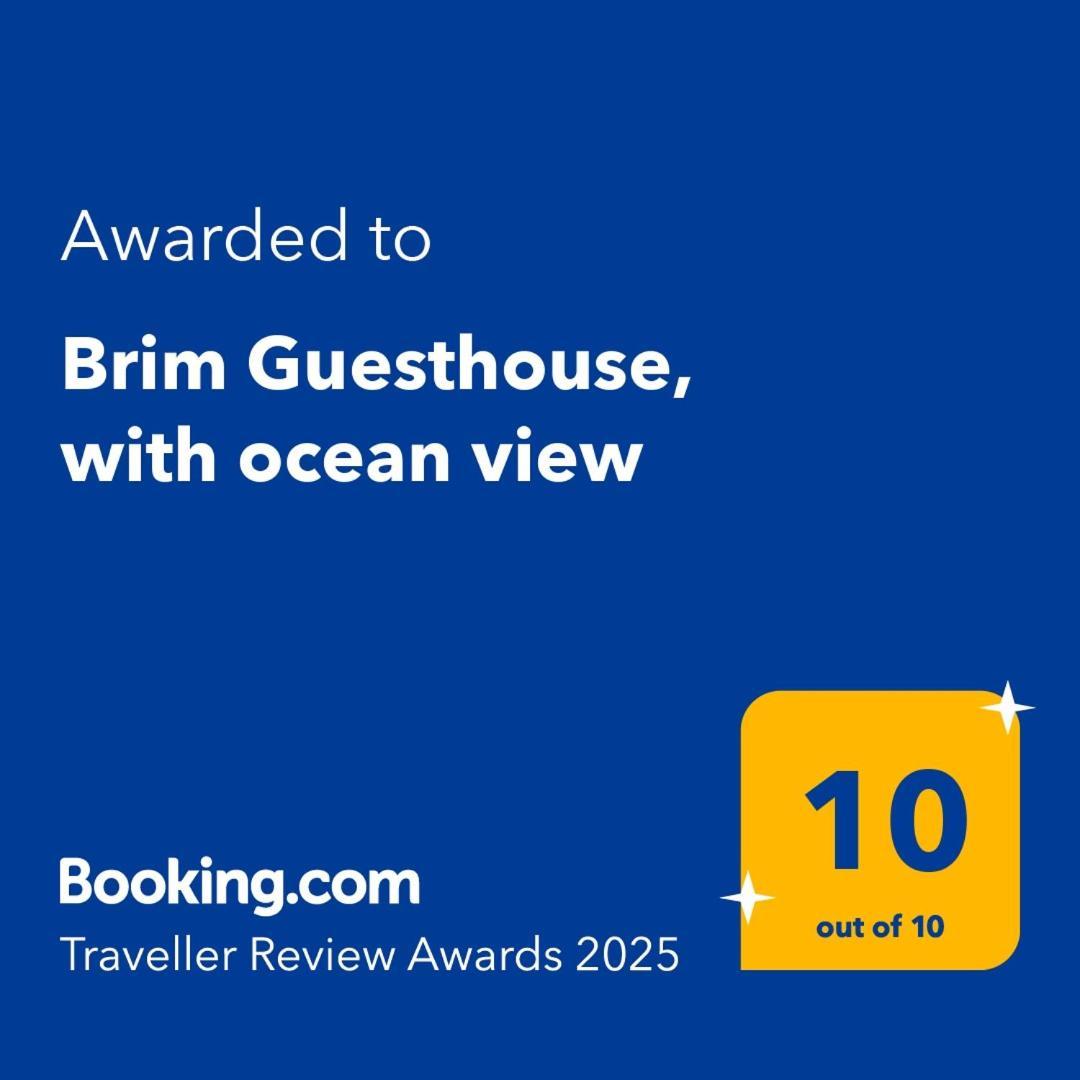 Brim Guesthouse, With Ocean View Saudarkrokur Exteriör bild